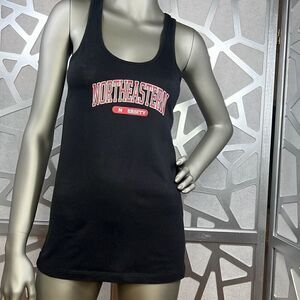NEU Northeastern University Women’s Black Racerback Tank Top S District (307)
